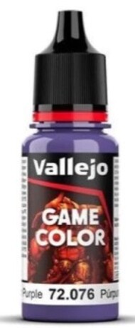  Vallejo Paints  NoScale 18ml Bottle Alien Purple Game Color VLJ72076