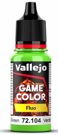 17ml Bottle Acrylic Flourescent Green Game Color #VLJ72104