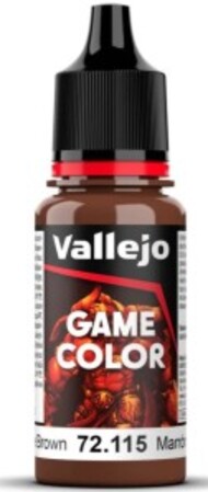  Vallejo Paints  NoScale 18ml Bottle Grunge Brown Game Color VLJ72115