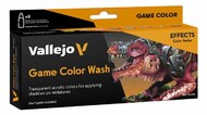 18ml Bottle Effects Wash Game Color Set (8 Colors) #VLJ72190