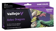 18ml Bottle Fantasy Aztec Dragons Game Color Paint Set (8 Colors) #VLJ72195