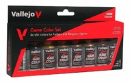 17ml Bottle Metallic Game Color Paint Set (8 Colors) #VLJ72303