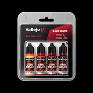 18ml Bottle Red (Base, Shadow, Light) Game Color Paint Set (4 Colors) #VLJ72377