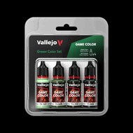 18ml Bottle Green (Base, Shadow, Light) Game Color Paint Set (4 Colors) #VLJ72384