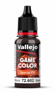  Vallejo Paints  NoScale 18ml Bottle Thick Blood Special FX Game Color VLJ72602