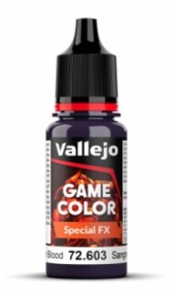  Vallejo Paints  NoScale 18ml Bottle Demon Blood Special FX Game Color VLJ72603