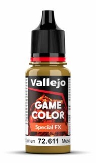  Vallejo Paints  NoScale 18ml Bottle Moss & Lichen Special FX Game Color VLJ72611