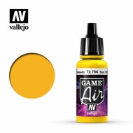  Vallejo Paints  NoScale 17ml Bottle Sunblast Yellow  Game Air VLJ72706