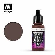  Vallejo Paints  NoScale 17ml Bottle Dark Fleshtone Game Air VLJ72744