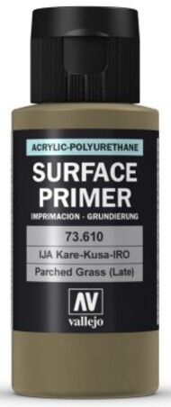  Vallejo Paints  NoScale 60ml Bottle IJA Parched Grass (Late) Surface Primer VLJ73610