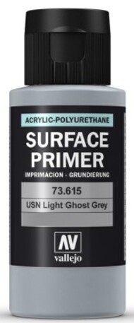  Vallejo Paints  NoScale 60ml Bottle USN Light Ghost Grey Surface Primer VLJ73615
