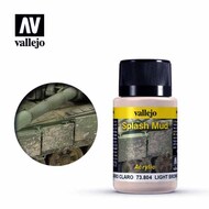  Vallejo Paints  NoScale 40ml Bottle Light Brown Splash Mud Weathering Effect VLJ73804