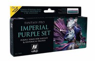17ml Bottle Imperial Purple Tones Fantasy-Pro Paint Set (8 Colors) #VLJ74104
