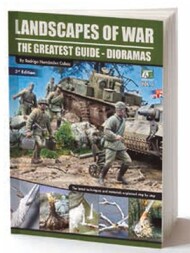  Vallejo Paints  Books Landscapes of War The Greatest Guide Dioramas Vol.I: Techniques & Materials (3rd Edition) Book VLJ75004