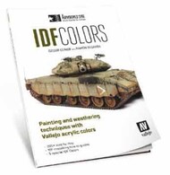  Vallejo Paints  Books Armorured Side IDF Colors Painting & Weathering Techniques w/Acrylics Book VLJ75017