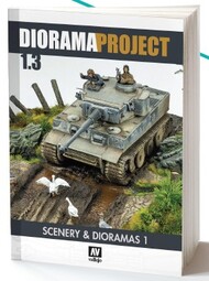  Vallejo Paints  Books Diorama Project 1.3: Scenery & Dioramas 1 Book VLJ75049