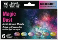 17ml Bottle Magic Dust Color shif tMetallic Paint Set (6Colors) #VLJ77090