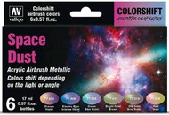  Vallejo Paints  NoScale 17ml Bottle Space Dust Color shift Metallic Paint Set (6Colors) VLJ77091