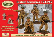 British (WWII) Infantry 1944-45 'Tommies' 68 hard plastic figures. #VM0001