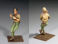  Valkyrie Miniature  1/35 WW2 German DAK Tank Crew Figure 2 VLK35012VW