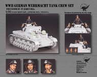 WW2 German Wehrmacht Tank Crew Figure Set (for Panzer III/IV Early Era) #VLK35014VW