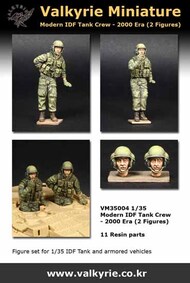  Valkyrie Miniature  1/35 Modern IDF Tank Crew (2 Figure Set) VLKVM35004
