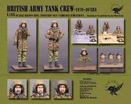 British Army Tank Crew 1970-80 Era Figure Set #VLKVM35031
