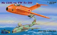  Valom Models  1/144 Me 1101 vs FW Ta 183 (Four Kits) VAL14401