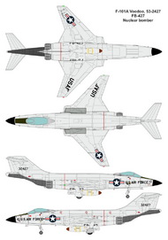  Valom Models  1/72 F-101A Voodoo nuclear bomber including Mark 7 VAL72124