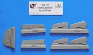  Vector  1/48 Yak-7/9(early) control surfaces VDS48028