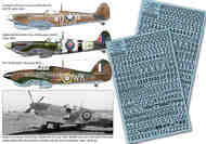 Eight inch serials - Black.  Two 125 x 200mm sheets are included #VA2401