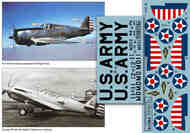 USAAF Prototypes. P-36 and P-40. “Wright Field” arrow marking #VA48119