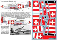 Swiss Neutrality marked North-American P-51B Mustang #VA4896