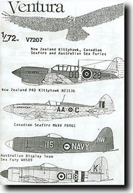  Ventura  1/72 Sea Fury Korean War VA7207