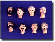 Character Heads w/ Facial Hair #VPI1983