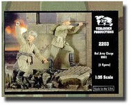  Verlinden Productions  1/35 Red Army Charge WWII (2 Figures) VPI2203