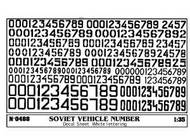 Verlinden Productions  1/35 Soviet Vehicle Number VPI488