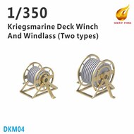  Very Fire  1/350 DKM Kriegsmarine Deck Winch and Windlass (2 Types* VFRDKM04