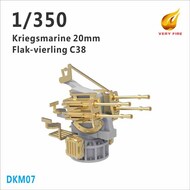  Very Fire  1/350 DKM Kriegsmarine 20mm Flakvierling C38 AA Guns (4 Sets)* VFRDKM07