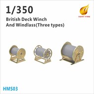  Very Fire  1/350 HMS British Deck Winch and Windlass (3 Types* VFRHMS03