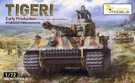 Tiger I Early Production (Lucky Tiger special edition) Metal barrel + 3D print muzzle braker #VSPID-VS720018