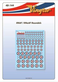  Vingtor - late sheets  1/48 RNAF/RNoAF Roundels VTH48-144