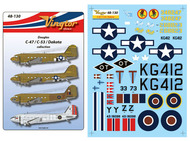  Vingtor - late sheets  1/48 Douglas C-47/C-53 Dakota collection VTH48130