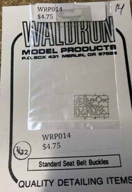  Waldron Accessories  1/32 US & British Belts WR0014