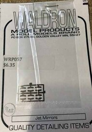  Waldron Accessories  1/48 Jet Mirrors WR0057