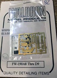  Waldron Accessories  1/48 Fw.190 A-8/D-9 Cockpit WR0082