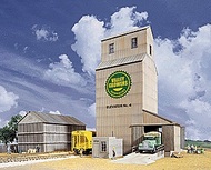  Walthers Cornerstone  HO Growers Association Steel Grain Elevator -- Kit WALC3096