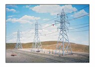 High-Voltage Transmission Tower -- pkg(4) - Kit - 2-1/2 x 2-1/2 x 9-3/8