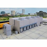 Modern Cold Storage Warehouse -- Kit - Main building: 20-1/2 x 9-1/8 x 5-1/4
