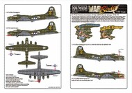  Kits-World/Warbird Decals  1/72 Boeing B-17G Flying Fortress WBS172237